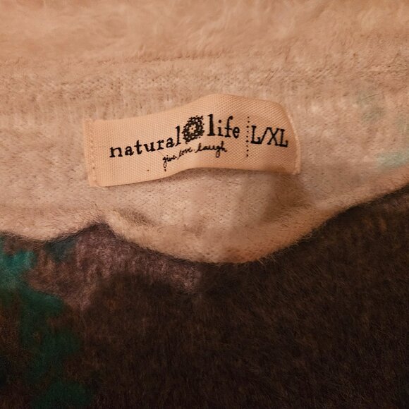 Womens Natural Life Cash Soft Mock Turtleneck - Picture 2 of 3